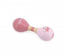Maraca Dupla Pink Fox