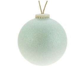 Bola de Natal grande Weiste Bio Glitter Mint