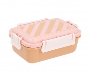 Box Lunch Bento Big Stripes Pink