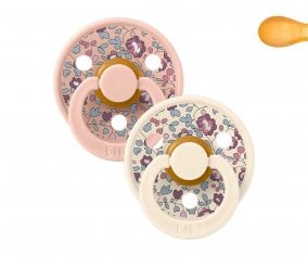2 Chupetes BIBS Colour Simtrica Eloise Blush Mix