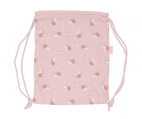 Magical Unicorn Personalised Fabric Drawstring Backpack