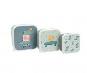 3 Lunch Boxes Croc