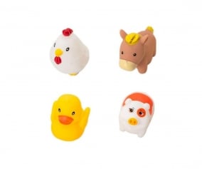 Set of 4 Farm Bath Toys