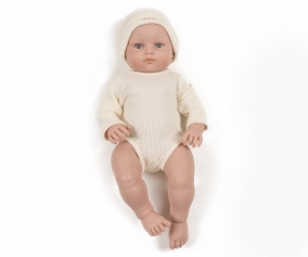 Ensemble Body  Manches Longues et Bonnet cru Andrea Bambinis