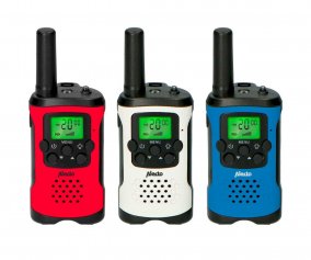 3 Walkie Talkies Kids Red/White/Blue