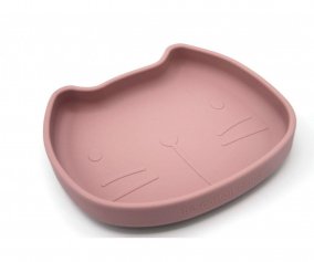 Prato de silicone Pippa The Cat Dusty Mauve