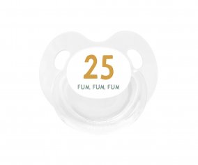 Chupete Retro Blanco 25 fum, fum, fum