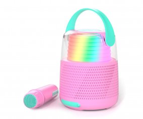 Altavoz Bluetooth con Karaoke KS-80 Rosa