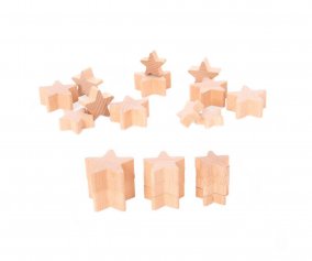 Natural Wood Stars