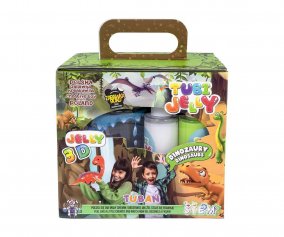 Set de Gele 6 Couleurs et Petit Aquarium Dinosaures