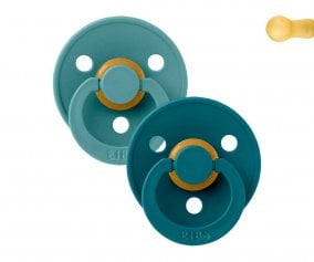 2 Chupetes BIBS Colour Round Island Sea/Forest Lake