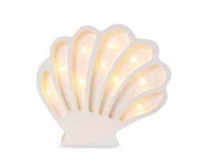 Lmpara Seashell Pearl White