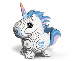 3D Puzzle Eugy Blue Unicorn