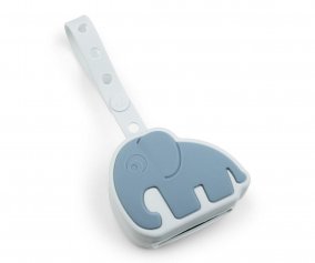 Silicone Pacifier Holder Elphee Blue