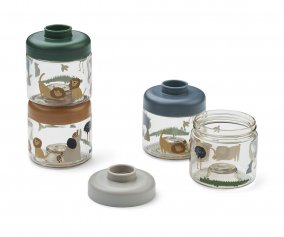 Pack de 4 dispensadores de alimentos Dominique All Together/Sandy