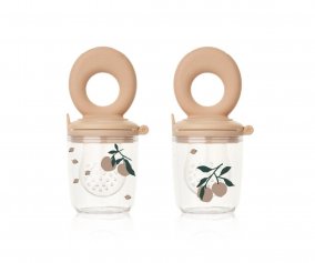 Alimentatore Silicone Miranda Peach / Sea Shell