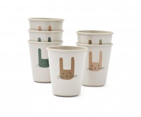 Pack 6 Glasses Lana Bunny / Sandy