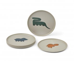 Pack 6 Platos Remco Dinosaurs / Mist