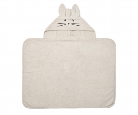 Bath Cape Baby Vilas Rabbit Sandy Personalised