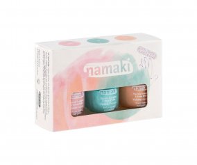 Pack of 3 Water-Based Nail Polishes Summer Delights + Nail File