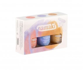 Pack 3 Water-Based Nail Polishes Sunset + File