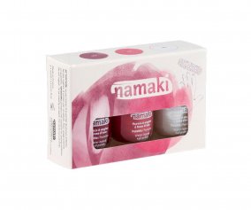 Pack 3 Water-Based Nail Polishes Fruit Sorbet + Nail File