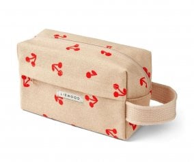 Trine Cotton Toiletry Bag Cherries/Apple Blossom