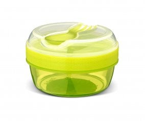Lancheira N'ice Cup Lime com tampa de refrigerao