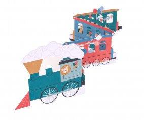 Birthday Card Train
