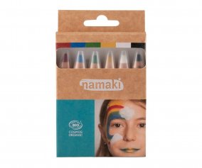 Set of 6 Facial Makeup Pencils Rainbow Colors