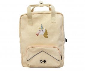 Mochila Escolar Grande Mrs. Unicorn Personalizable