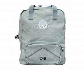 Mochila Escolar Grande Mr. Shark Personalizable