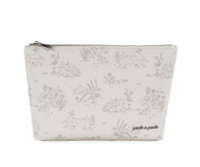 Toile de Jouy Cream Toiletry Bag
