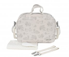 Cream Toile de Jouy Basket Bag