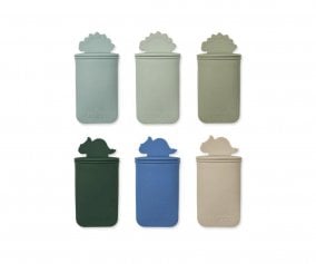 Molds for Ice Cream Malik Dino Mini Blue Multi Mix
