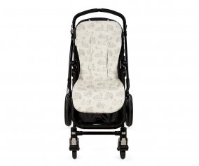 Stroller Cushion Toile de Jouy Cream