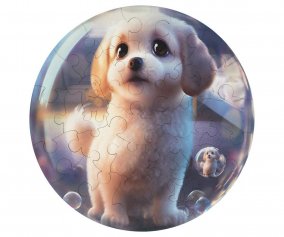 Puzzle Wooden Puppy Bubblezz
