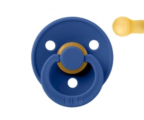 Chupete BIBS Colour Round Cornflower en Bolsita
