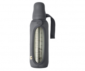 Biberon Vetro BIBS Iron 225ml + Fodera Large