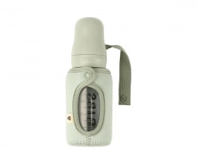 Bottle Glass BIBS Sage 110ml + Small Bottle Cover