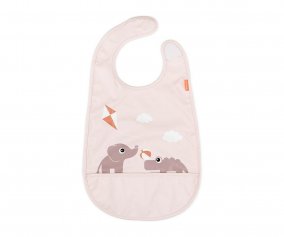 Bavoir  Velcro Playground Powder