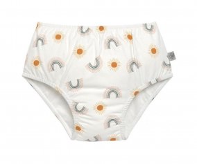 Rainbow Frilled Swim Diaper