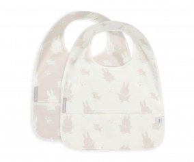 2 Waterproof Bibs Miffy & Snuffy Sand