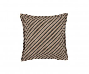 Cushion Waffle Stripes Sesame