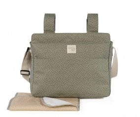 Polka Dot Organizer Bag Poppy Moss