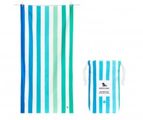 Serviette de Plage Large en Microfibre Endless River Personnalisable