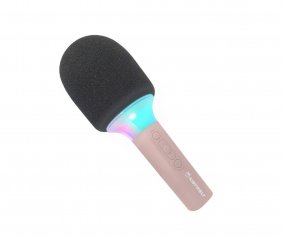 Microfone sem fio Kidymic Pink Karaoke