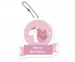 Portachiavi Personalizzato Magical Unicorn