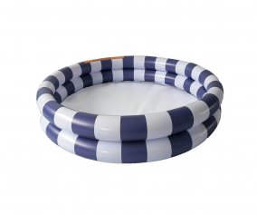 Small Inflatable Pool Stripes Blue/White