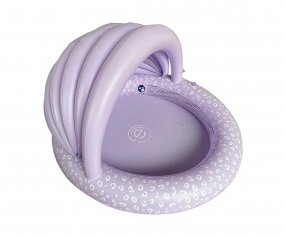 Small Inflatable Pool with Canopy Panther Lilac